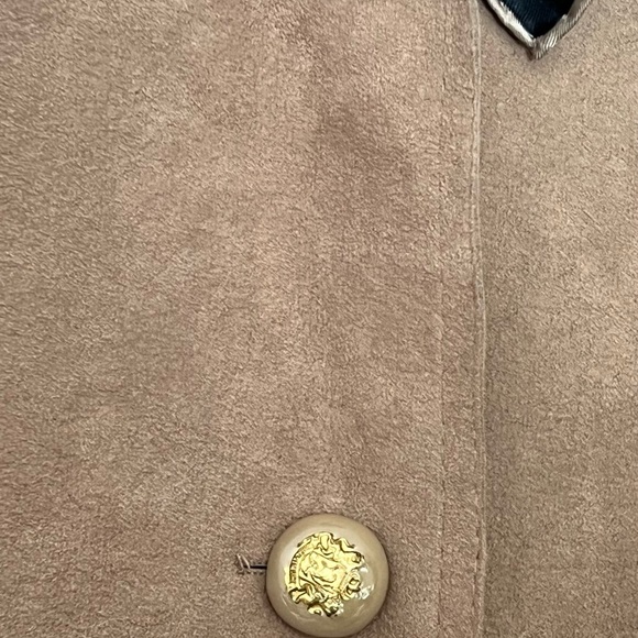 Amazing ULTRA SUEDE AMHERST COLLECTION Tan Long Duster Jacket - Picture 4 of 10
